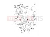 Frame Fittings(Front) - Kawasaki MULE 610 4x4 (KAF400A9F) 2009