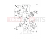 Front Hub - Kawasaki MULE 610 4x4 (KAF400A9F) 2009