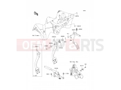 Brake Pedal - Kawasaki MULE 610 4x4 (KAF400A9F) 2009