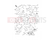 Front Brake Piping - Kawasaki MULE 610 4x4 (KAF400A9F) 2009