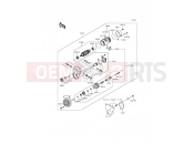 Starter Motor - Kawasaki MULE PRO-DXT (KAF1000CHF) 2017