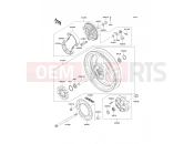 KAWASAKI 2000 Rear Hub