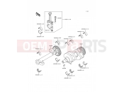 Crankshaft - Kawasaki ER-5 (ER500-B4) 2000