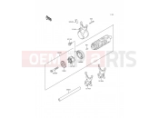 Gear Change Drum/Shift Fork(s) - Kawasaki ER-5 (ER500-B4) 2000
