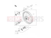 Front Hub - Kawasaki ER-5 (ER500-B4) 2000