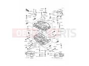 Crankcase - Kawasaki GPZ500S (EX500-D7) 2000