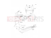 KAWASAKI 2000 Decals(Red)