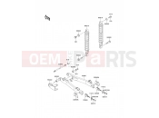 Swingarm/Shock Absorber - Kawasaki KAZER (AN110-D2) 2000