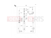 Front Fork - Kawasaki KAZER (AN110-D2) 2000