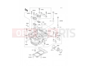 Cylinder Head - Kawasaki KLE250 (KLE250-A5) 2000