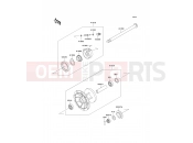 Front Hub - Kawasaki KLE250 (KLE250-A5) 2000