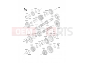 Transmission - Kawasaki GPZ500S (EX500-E9) 2002