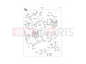 Carburetor - Kawasaki GPZ500S (EX500-E9) 2002
