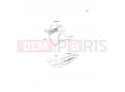 Decals(Blue/Gray) - Kawasaki KLE500 (KLE500-A12) 2002