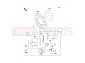Front Brake - Kawasaki KLR650 (KL650-C8) 2002