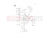Rear Master Cylinder - Kawasaki KLR650 (KL650-C8) 2002