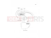 Decals(Silver/Olive) - Kawasaki W650 (EJ650-A4) 2002