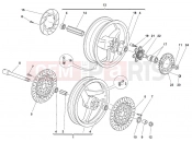 DUCATI Monster 1000 S FRONT AND REAR WHEELS