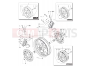 MV Agusta Dragster 800 Front Wheel Assembly