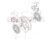 MV Agusta Brutale 750 S Front Wheel Assembly