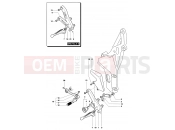 MV Agusta Brutale 750 S Footrest Assembly Left