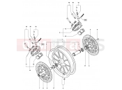 MV Agusta Brutale 910 R Front Wheel Assembly(910R)