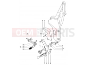 MV Agusta Brutale 910 R Footrest Assembly Left