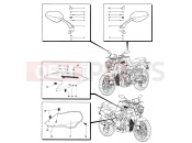 MV Agusta Brutale 910 R Mirrors - Covers