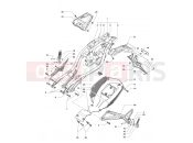 MV Agusta F3 675 ORO Rear Frame Assembly