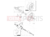 MV Agusta F3 800 AGO Rear Wheel Assembly