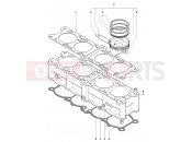 Cylinder & Piston Assembly - MV Agusta 1999 F4 750 ORO