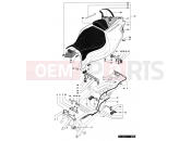 MV Agusta 2006-2007 F4 1000R Rear Fairing (double seat)