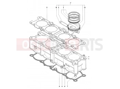 MV Agusta 2006-2007 F4 1000R Cylinder & Piston Assembly