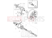 Rear Wheel Assembly - MV Agusta 2007-2008 F4 312R 1000