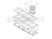 Cylinder & Piston Assembly - MV Agusta 2007-2008 F4 312R 1000