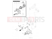 MV Agusta 2012 F4 RR Footrest Assembly Left