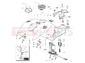 MV Agusta Rivale 800 Fueltank Assembly