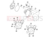 KTM 65 SX (6001L6) [EU] 2012 CLUTCH COVER