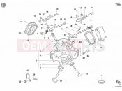 DUCATI 2006 Monster 620 VERTICAL CYLINDER HEAD » VALVE DRIVE