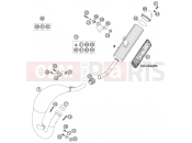 EXHAUST SYSTEM - KTM 85 SX (6001D9) [EU] 2004