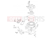 CYLINDER, CYLINDER HEAD - KTM 85 SX (6001D9) [EU] 2004