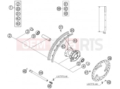 FRONT WHEEL - KTM 65 SX (6001D6) [EU] 2004