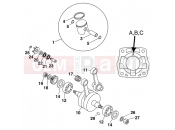 KTM 65 SX (600116) [EU] 2001 CRANKSHAFT, PISTON