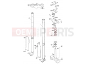 FRONT FORK, TRIPLE CLAMP - KTM 400 LC4-E (932606) [EU] 2000