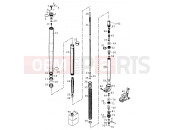 FRONT FORK, TRIPLE CLAMP - KTM 400 LC4-E (932606) [EU] 2000