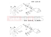 KTM 400 LC4-E (930306) [EU] 2000 EXHAUST SYSTEM