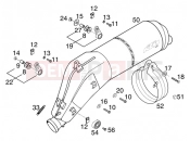 KTM 400 LC4-E (930306) [EU] 2000 MAIN SILENCER