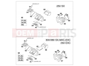 KTM 380 SX (650100) [US] 2000 REED VALVE CASE