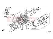 HONDA CTX1300A 2016 E-2-1 LEFT CYLINDER HEAD