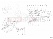 DUCATI 2006 Monster S2R 800 FOOTREST » FRAME
